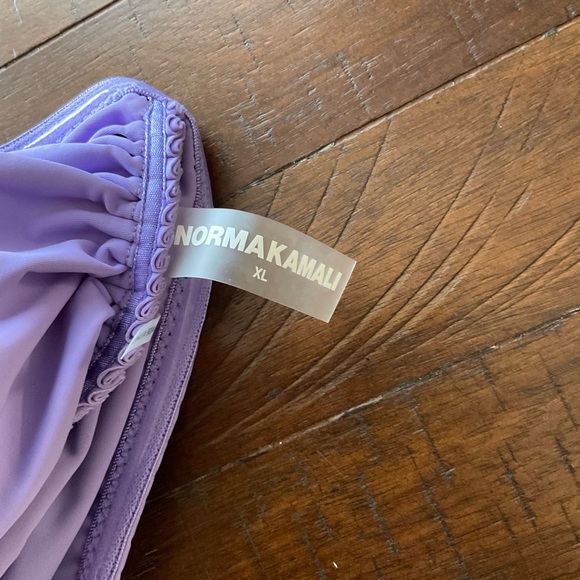 Norma Kamali Slinky Marissa One Piece Size XL in Purple NWT - Picture 9 of 11